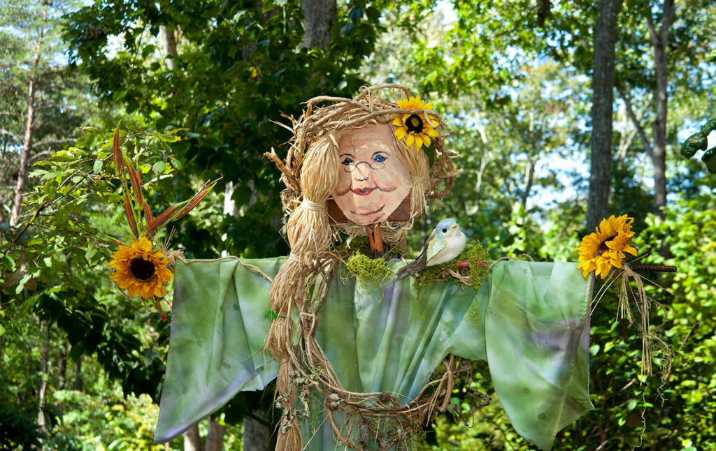 Scarecrows in the Gainesville Garden